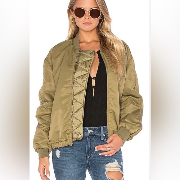 Gold and Brown Women's Bomber Jacket - Picture 13 of 13